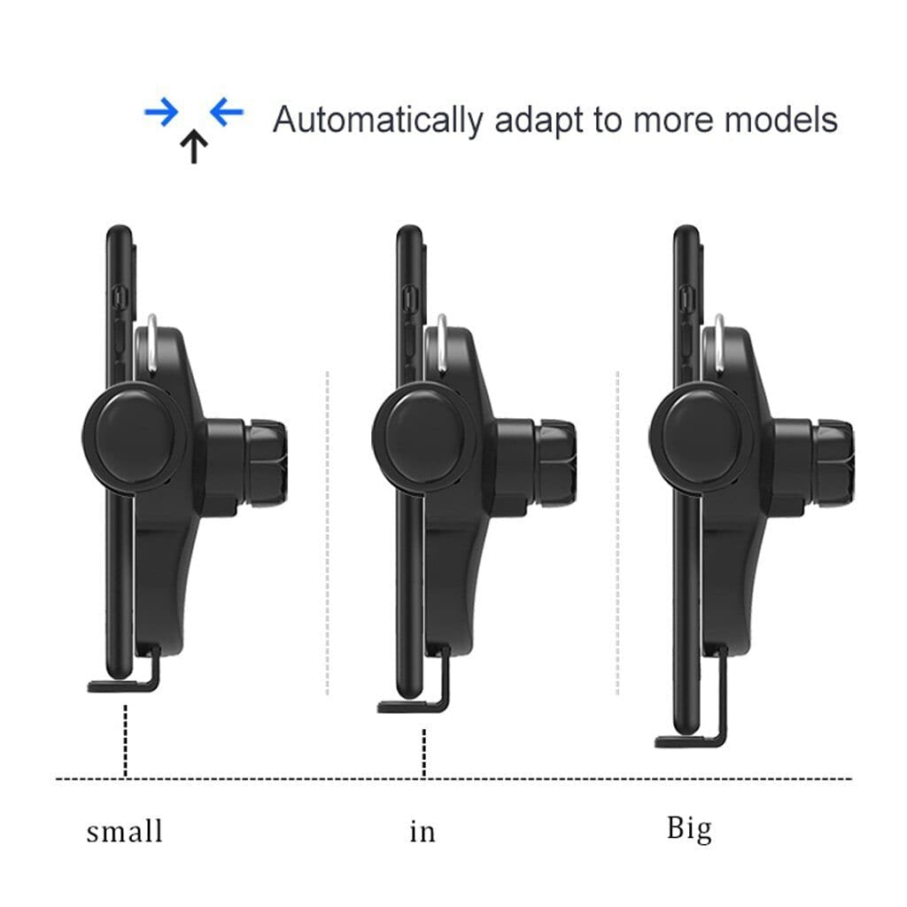 10W Wireless Triangle Mount Automatic Clamping Car Fast Charger - Sxndhu Hub