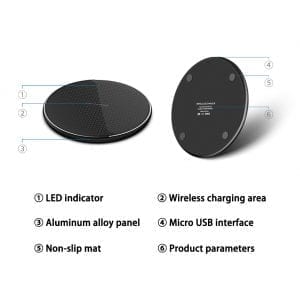 15W Fast Wireless Charger Pad - Sxndhu Hub