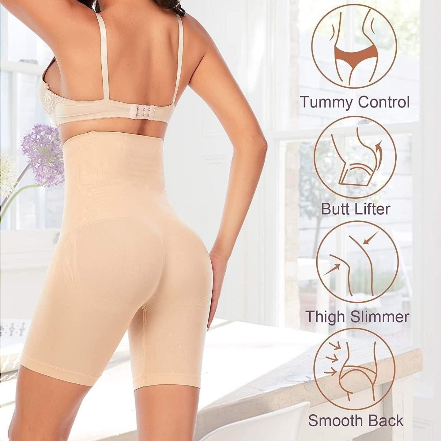 4 - in - 1 Shaper - Quick Slim Shape Wear Tummy, Back, Thighs, Hips - Black/Efffective Seamless Tummy Tucker - Sxndhu Hub