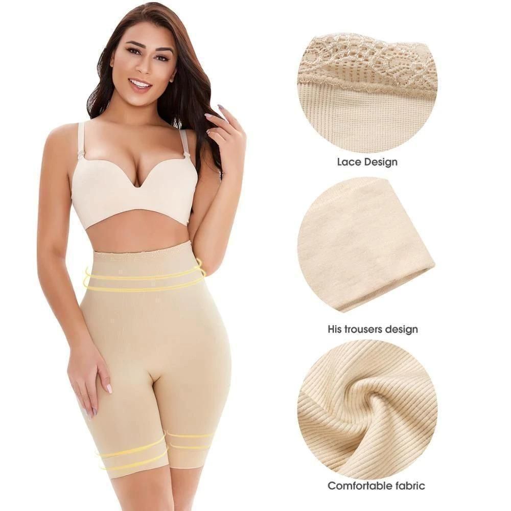 4 - in - 1 Shaper - Quick Slim Shape Wear Tummy, Back, Thighs, Hips - Black/Efffective Seamless Tummy Tucker - Sxndhu Hub