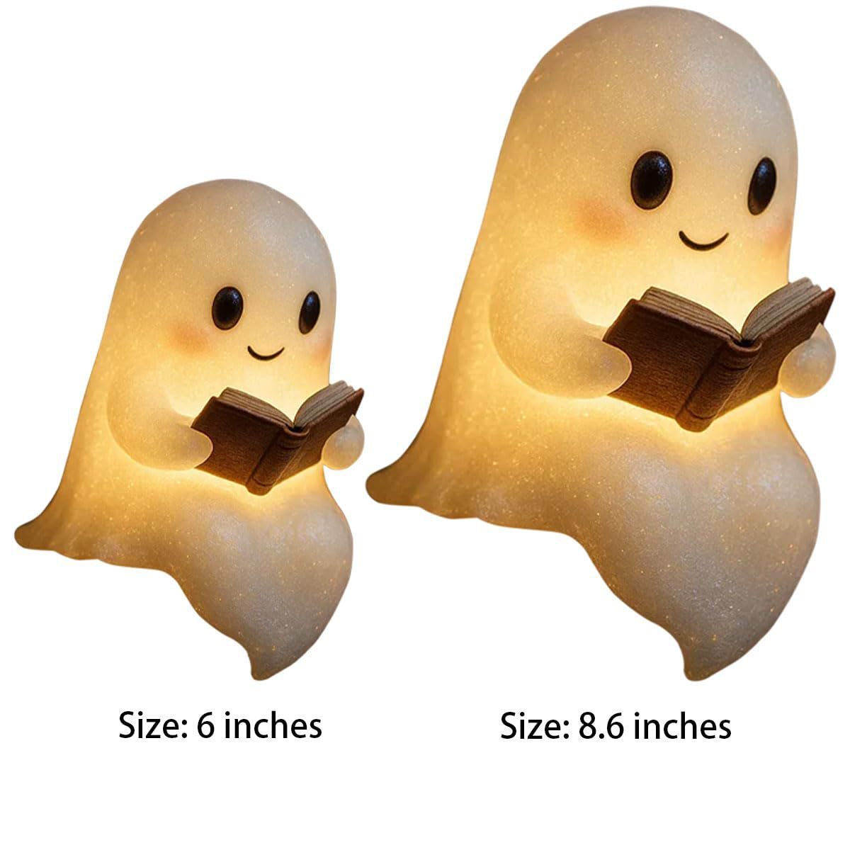 Cute LED Ghost Night Light Children's Nightlight Gift Bedside Sleep Lamp Halloween Decorations Lovely Ghost Lamp Warm Light - Sxndhu Hub