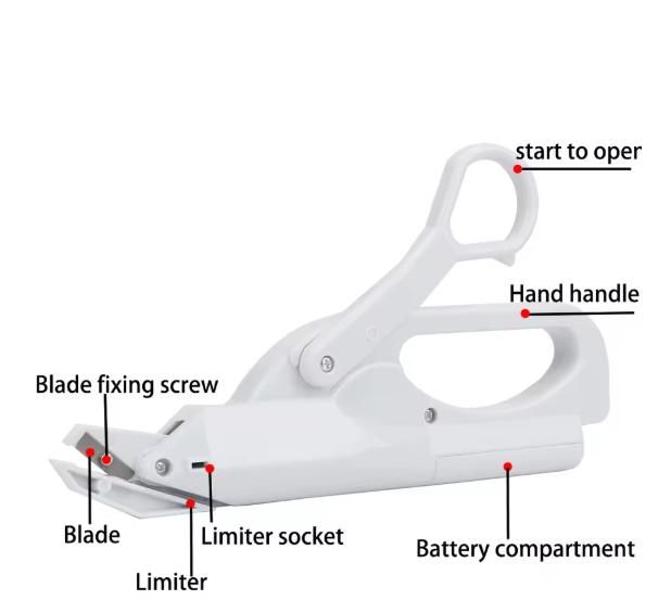Electric Scissors Shears Safe Handheld Fabric Sewing Cutting Machine - Sxndhu Hub