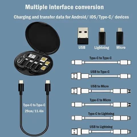 Fast Charging Travel Cabel Set - Sxndhu Hub