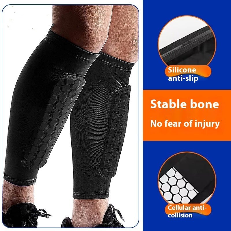 Honeycomb Shank Protection Foot Sock Men's Anti - collision Non - slip - Sxndhu Hub
