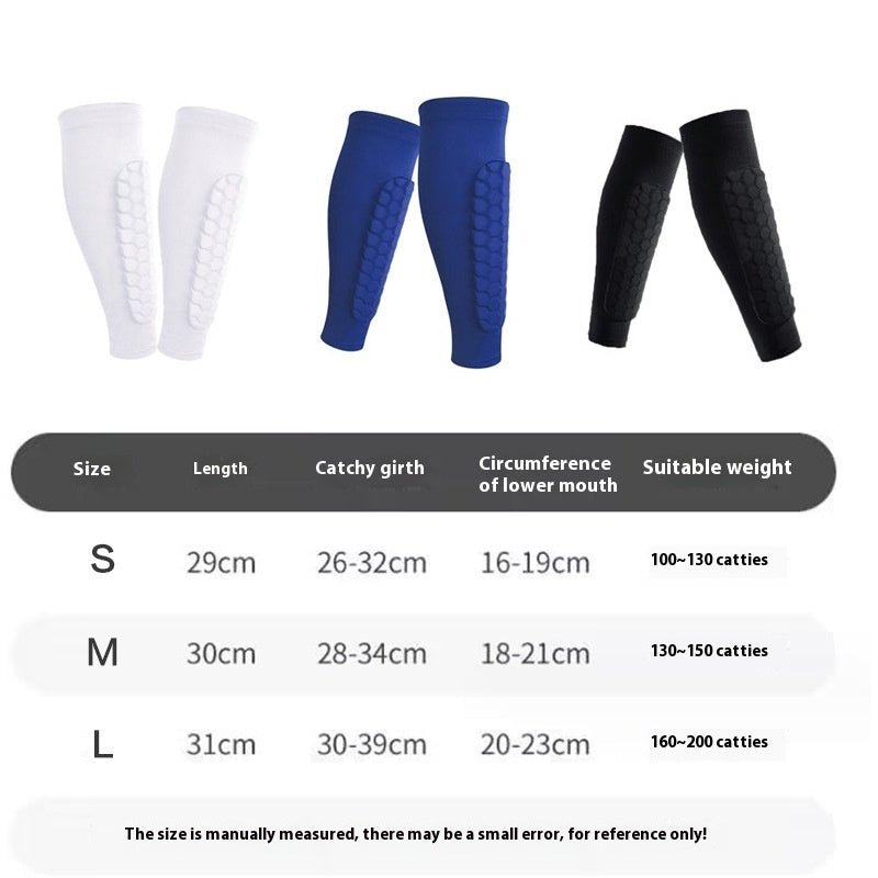 Honeycomb Shank Protection Foot Sock Men's Anti - collision Non - slip - Sxndhu Hub