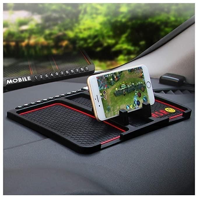 HSR Car Accessories Multifunction Phone GPS Holder Anti - Slip Silicone Pad and Car Mobile Holders for Car Dashboard - Sxndhu Hub