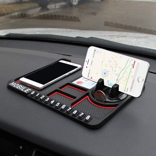 HSR Car Accessories Multifunction Phone GPS Holder Anti - Slip Silicone Pad and Car Mobile Holders for Car Dashboard - Sxndhu Hub
