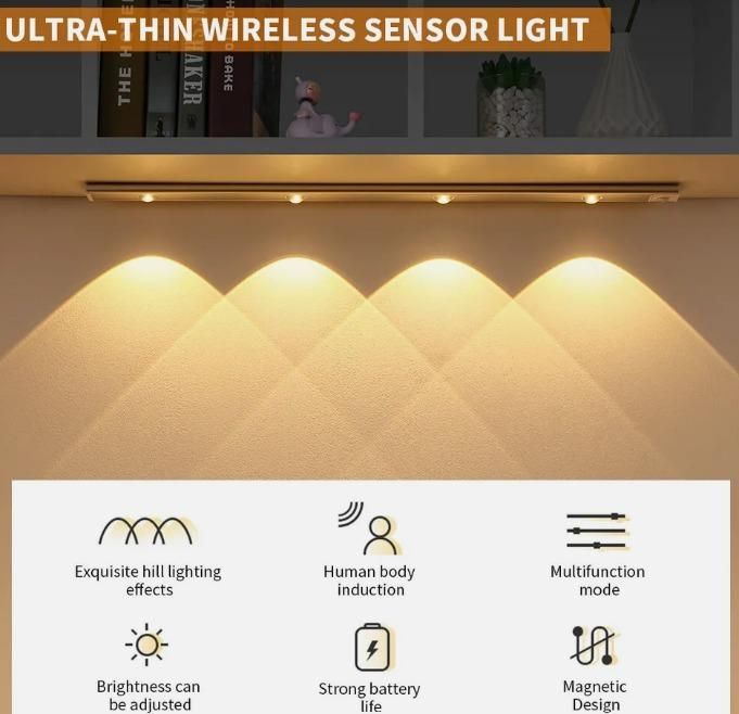 LED PIR Motion Sensor Cabinet With USB Rechargeble - Sxndhu Hub
