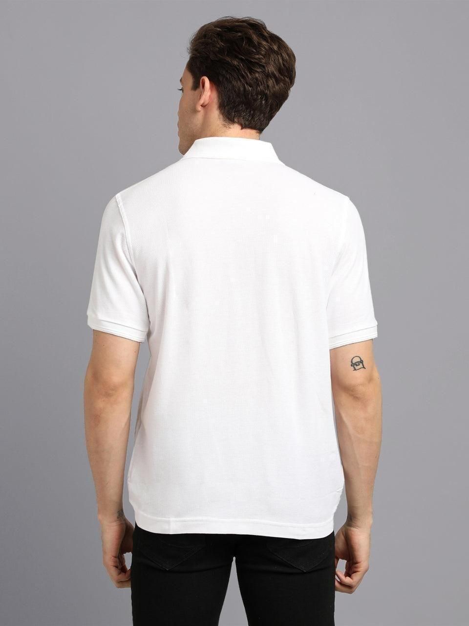 Matte Solid Half Sleeves Men's Polo T-Shirt - Sxndhu Hub
