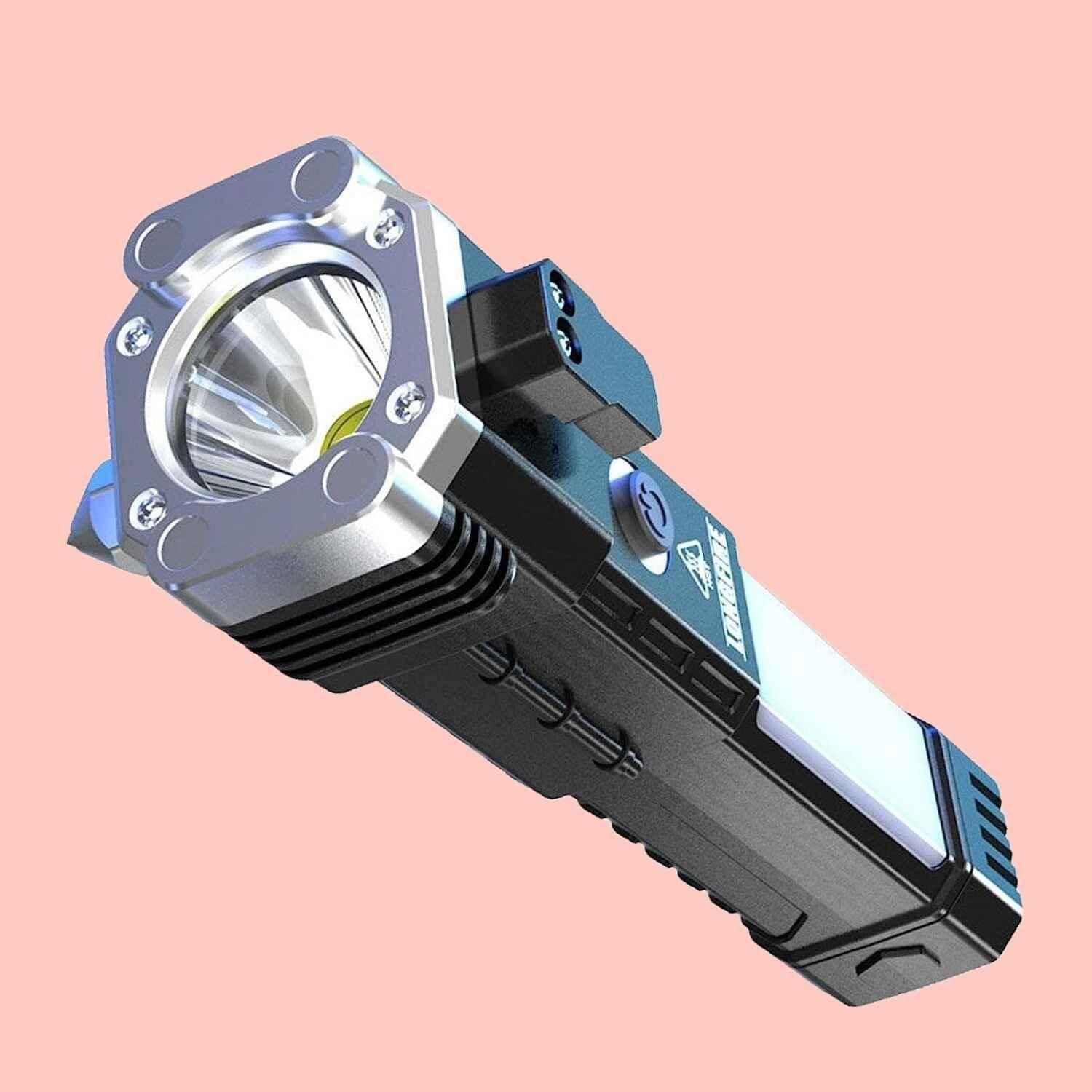 Portable Rechargeable Torch LED Flashlight - Sxndhu Hub