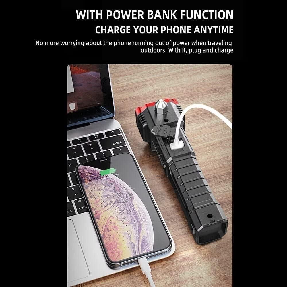 Portable Rechargeable Torch LED Flashlight - Sxndhu Hub