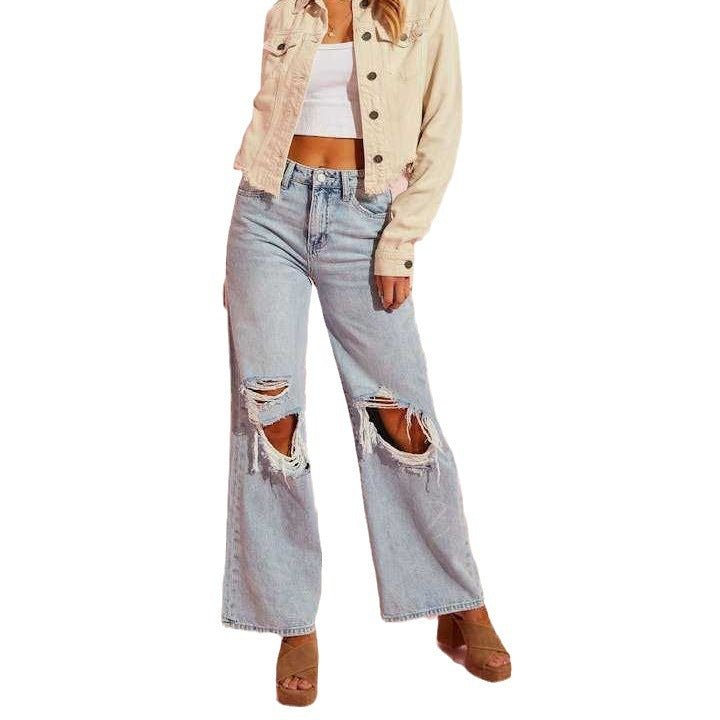 Ripped Slimming Jeans For Women - Sxndhu Hub