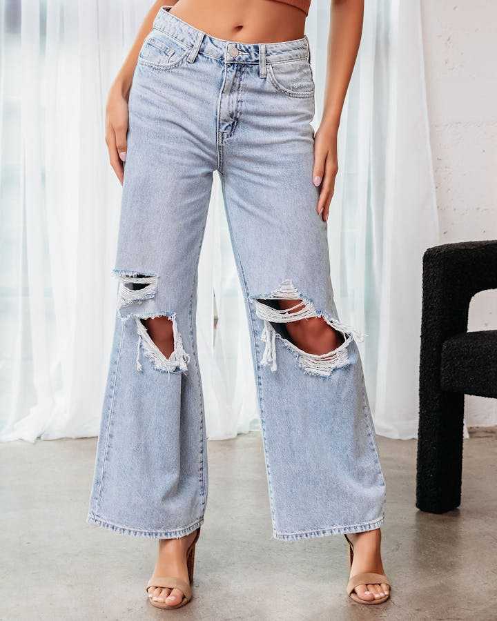Ripped Slimming Jeans For Women - Sxndhu Hub