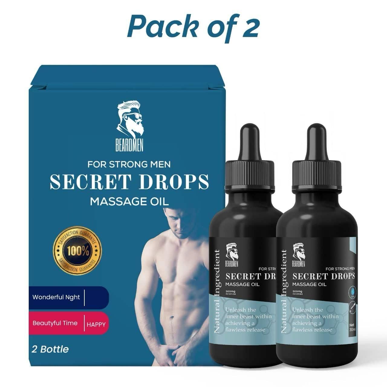 Secret Drops Massage Oil 60ml Pack of 2 - Sxndhu Hub