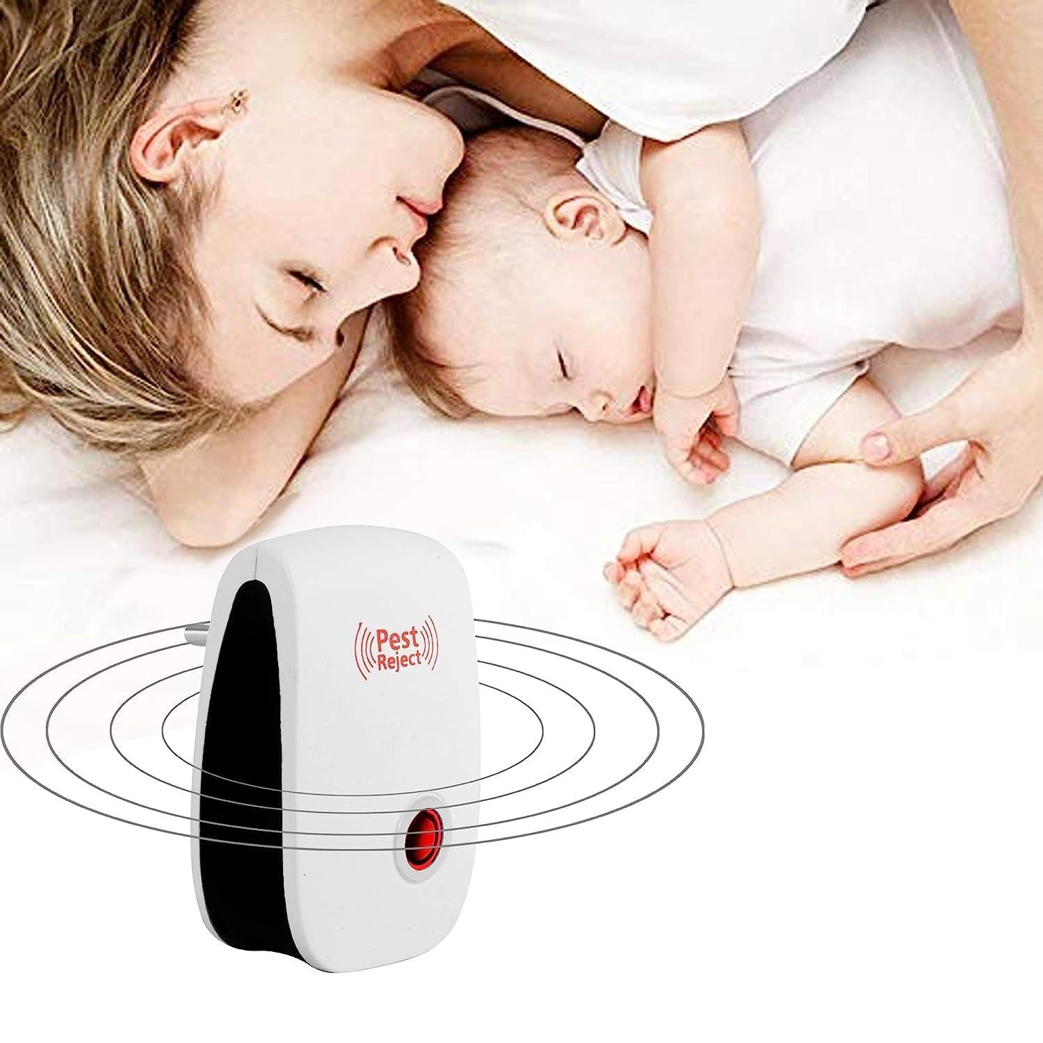 Ultrasonic Pest Repeller for Mosquito, Cockroaches, etc (Pack of 2) - Sxndhu Hub