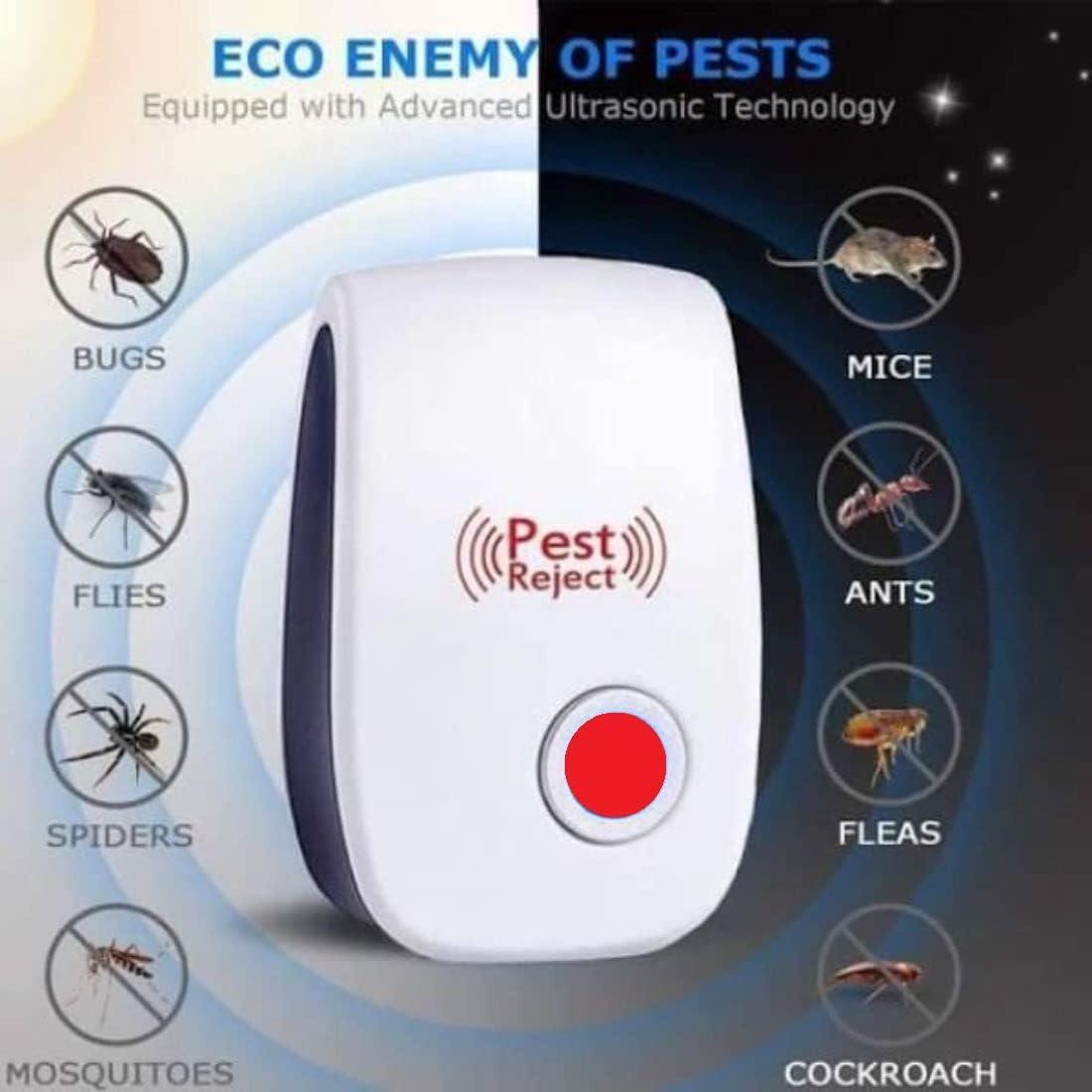 Ultrasonic Pest Repeller for Mosquito, Cockroaches, etc (Pack of 2) - Sxndhu Hub