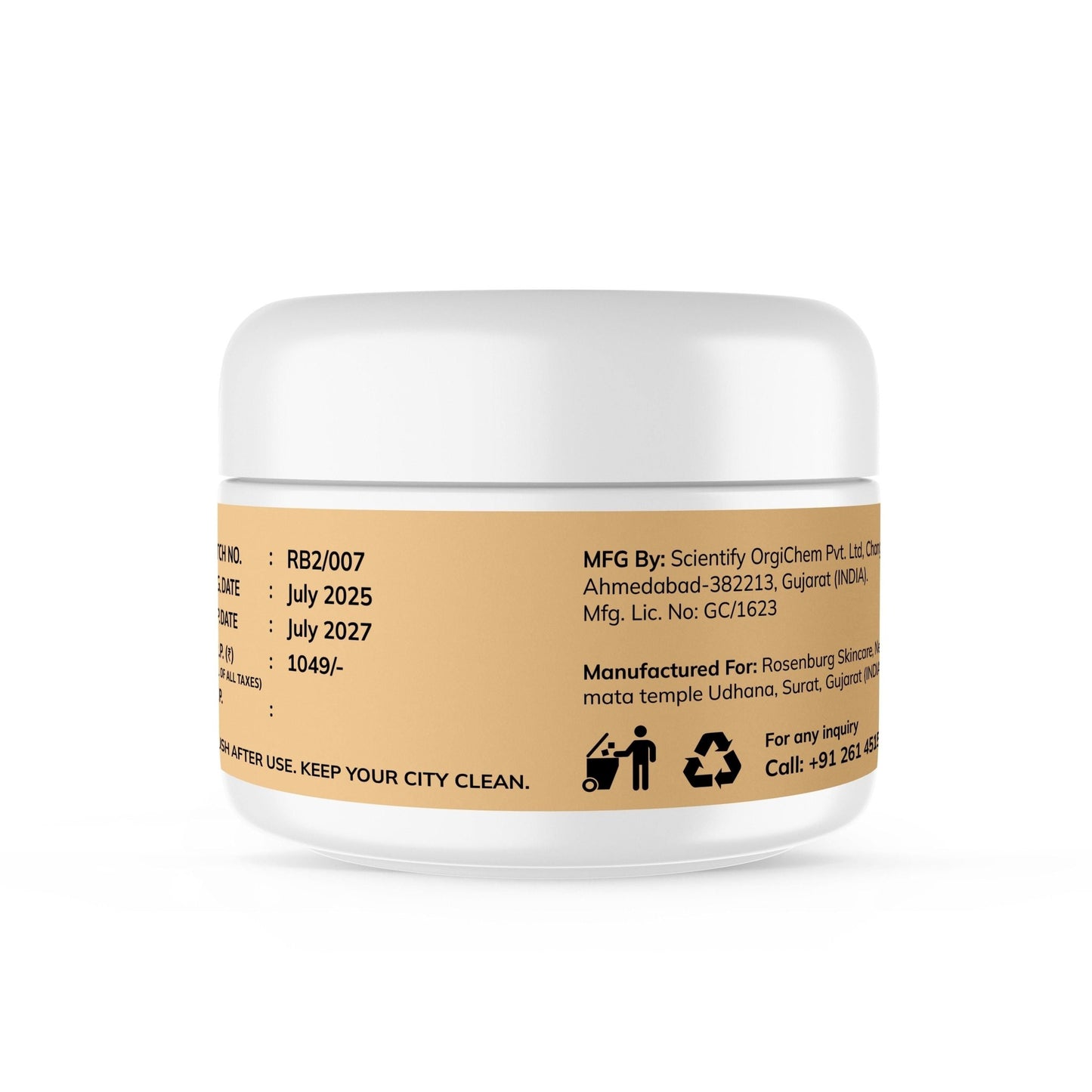 Vitamin C+ Pure Glow Cream 100 gm Pack of 2 - Sxndhu Hub