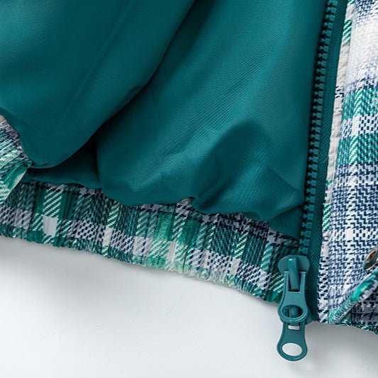 Winter New Retro Plaid Loose Cotton Coat Coat - Sxndhu Hub