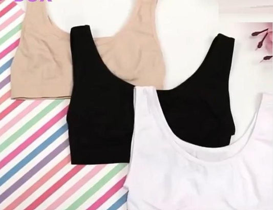 Women's Multicolor Air Bra Pack Of 3 Free Size - Sxndhu Hub